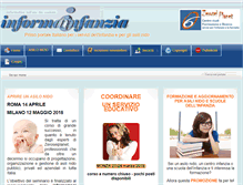 Tablet Screenshot of informainfanzia.zeroseiplanet.com